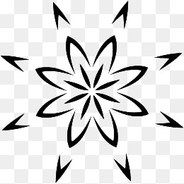 旋转和轴对称设计图案美图欣赏素材 冀教版 精品旋转对称式结构纹样04