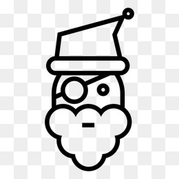antichristmas胡子海盗圣诞老人圣诞老人冬天我很年轻