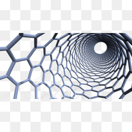 灰色六边形透视网状