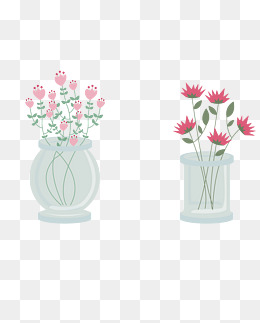 花瓶插花菊花玫瑰花