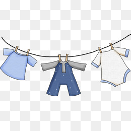 矢量手绘晒衣服素材图片免费下载_高清装饰图案psd_千库网(图片编号
