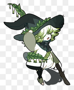 手绘卡通矢量情人节情侣小精灵