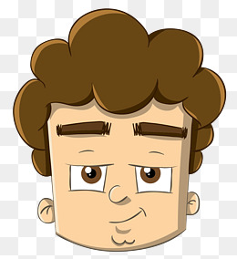 矢量图黄头发男孩