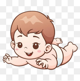 躺着的小孩