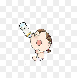 喝奶的宝宝素材图片免费下载_高清png_千库网(图片编号8886785)