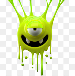 可爱癌细胞矢量图