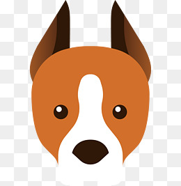 卡通狗头