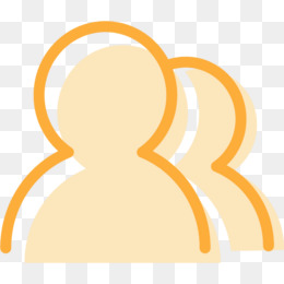 卡通扁平化简笔黄色小人图标png