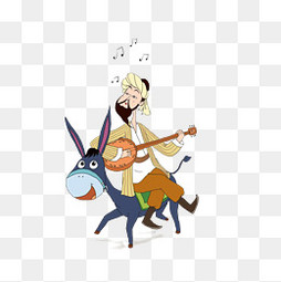 阿凡提骑毛驴曲谱_阿凡提骑毛驴图片