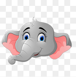 【大象卡通头像素材】免费下载_大象卡通头像