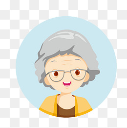 【卡通老奶奶头像素材】免费下载_卡通老奶奶