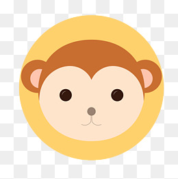 【卡通猴子头像素材】免费下载_卡通猴子头像