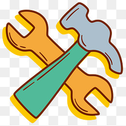 卡通金属工具扳手锤子
