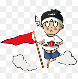 彩色卡通装饰冲刺高考设计图