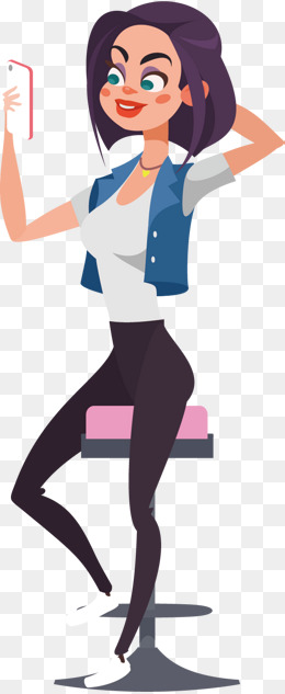 卡通躲球姿势矢量素材