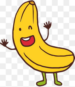 水果元素之手绘几何大香蕉可商用元素素材图片免费下载_高清psd_千库