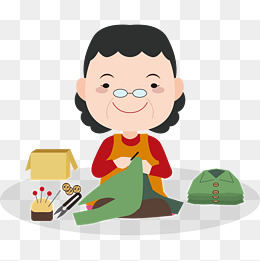 简笔画风格手绘母亲节康乃馨免抠素材