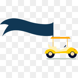 医院的卡通急救汽车