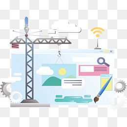 【卡通网站建设素材】免费下载_卡通网站建设