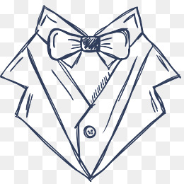 卡通人物拿文明棍手杖卡通绅士