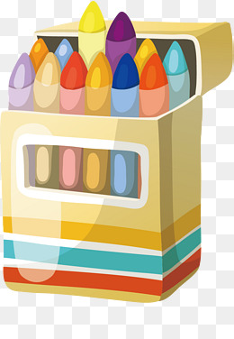 卡通水彩笔矢量图下载