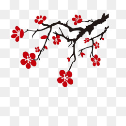 中国风梅花手绘插画
