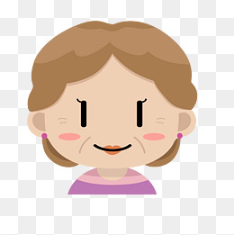 【卡通老奶奶头像素材】免费下载_卡通老奶奶