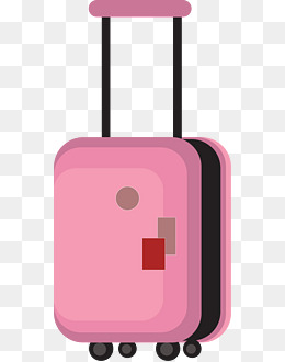 卡通手绘图案行李箱