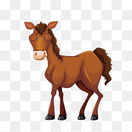 卡通马矢量图下载