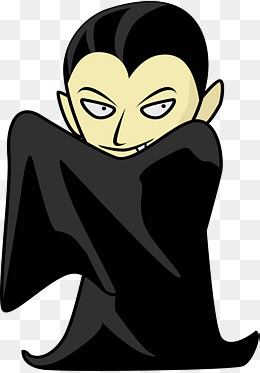 恐怖万圣节卡通吸血鬼