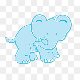 可爱单纯的大笨象