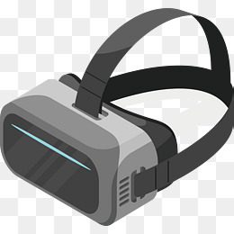 黑色的vr眼镜矢量图