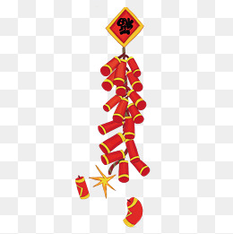 新年喜庆花炮免抠图