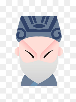 京剧人物末角矢量元素