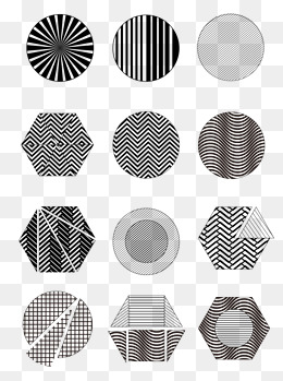 ai红色旋转组成图形装饰图案集合