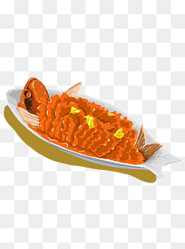 美味东坡肉装饰元素