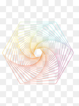 原创渐变线条元素装饰图案