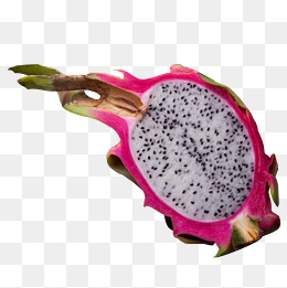 实拍火龙果内部结构