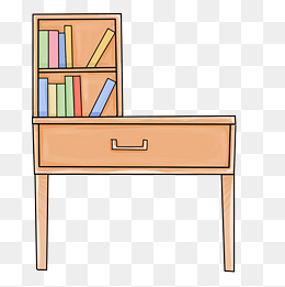 家具办公桌椅插画