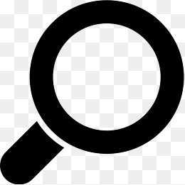 卡通黑色搜索框图标