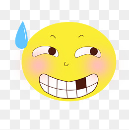 笑着流汗的emoji表情图片
