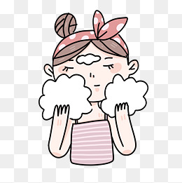 上班的小女孩插画