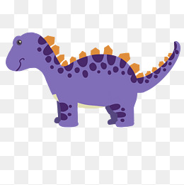 可爱的紫色棱背龙