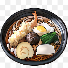 拉面面条卡通美食