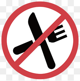 禁止刀叉的图标图片
