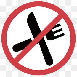 禁止饮食图标