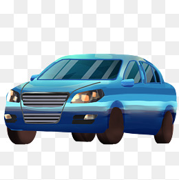 蓝色汽车卡通工具素材图片免费下载_高清psd_千库网(图片编号12075535