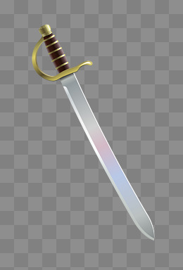 锋利的尖刀兵器插画