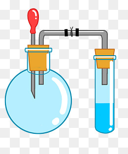 化学仪器卡通插画