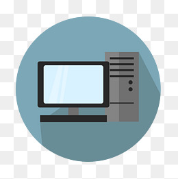 台式电脑矢量图标